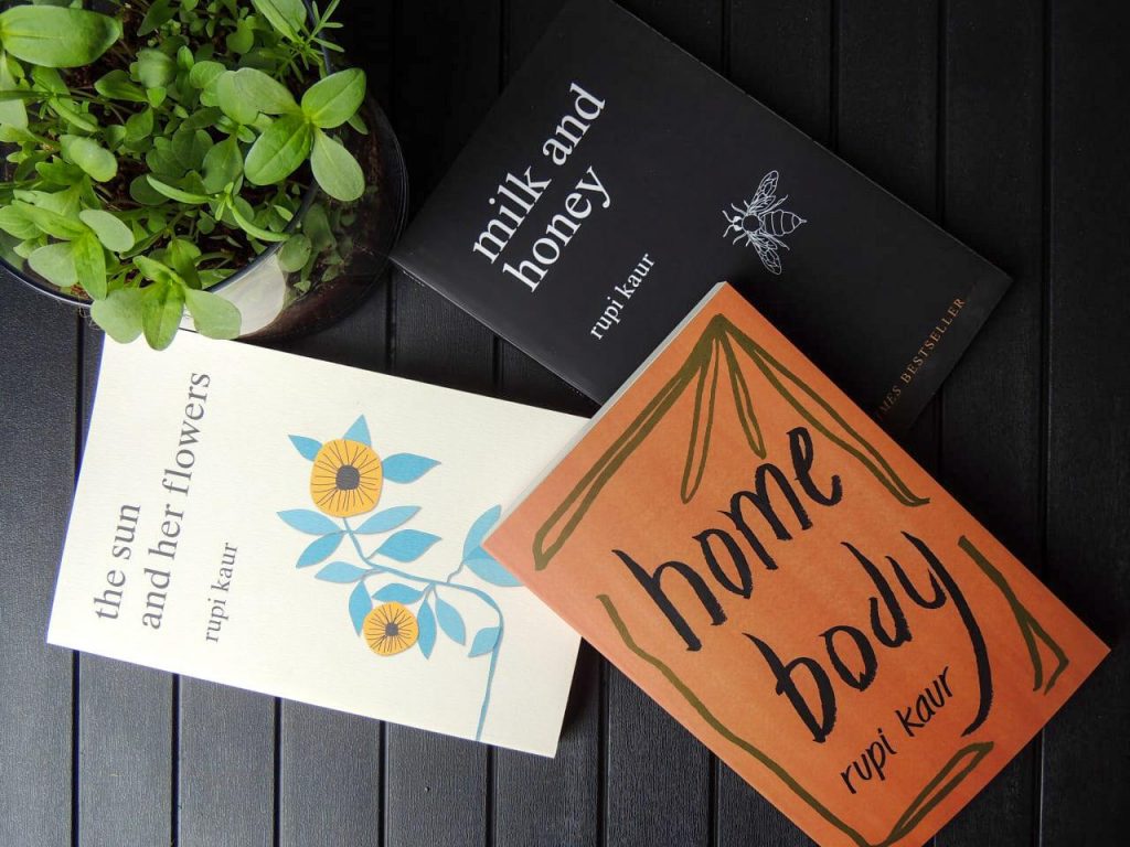 Rupi Kaur's three books